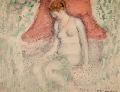 Ню by Фредерик Карл Фризеке, 1920 — digital art print download