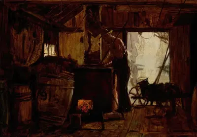 Обмазывание сетей by Гарри Херман Розленд, 1901 — digital art print download