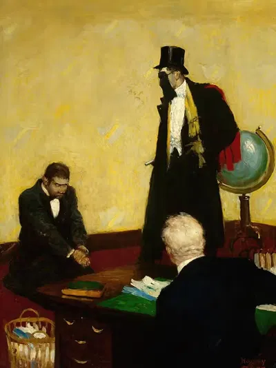 Маскированный человек by Харви Т. Данн, 1915 — digital art print download