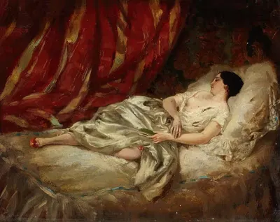 Resting by Henri Lafon, 1853 — digital art print download