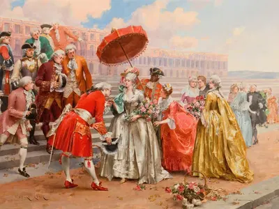A Prominent Gathering by Henri Victor Lesur — digital art print download