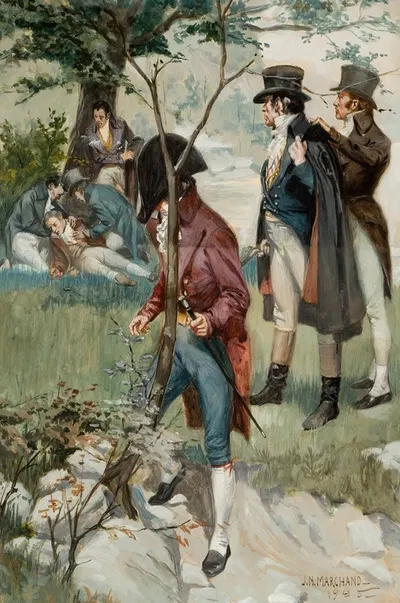 Дуэли by Джон Норвал Маршанд, 1905 — digital art print download