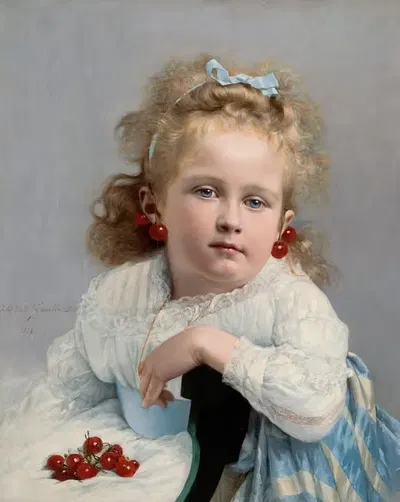 Вишни by Жюль-Эмиль Сентен, 1879 — digital art print download