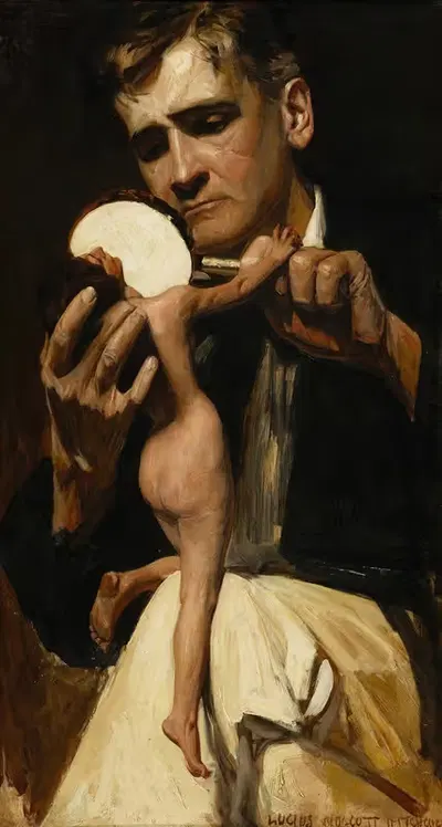 Там, в траве by Люcius Уолкотт Хитчкок, 1911 — digital art print download
