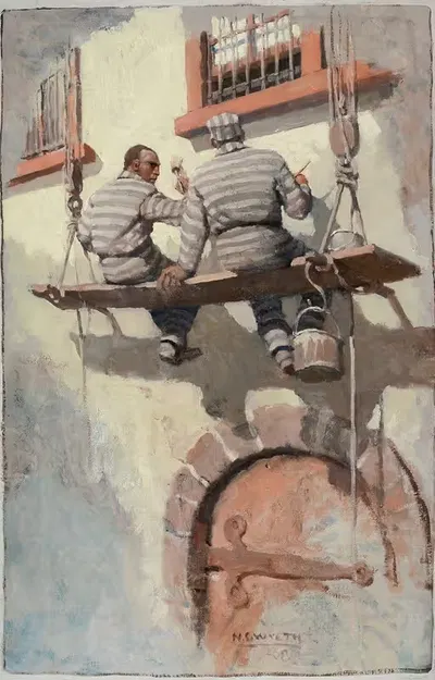 Он говорил глазами by Ньюэлл Конверс Уайет, 1908 — digital art print download