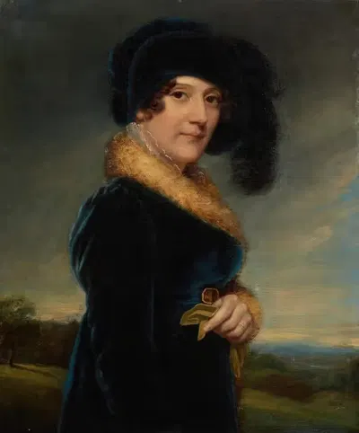 Portrait of Miss Smythson, Actress of Drury Lane by Samuel Drummond — digital art print download