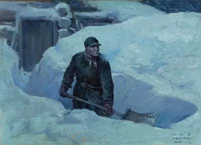 Выгребание by Уильям Генри Детлеф Кёрнер, 1924 — digital art print download