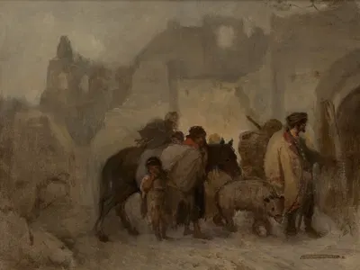 Цыгане by Александр Коцис, 1873 — digital art print download