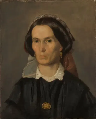 Портрет Иоанны Дзюбандовской by Александр Коцис, 1860 — digital art print download