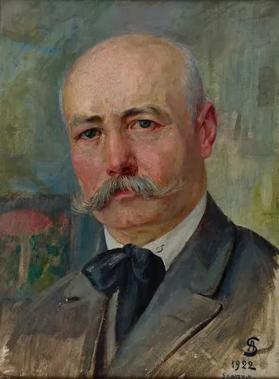 Автопортрет by Амброший Сабатовский, 1922 — digital art print download