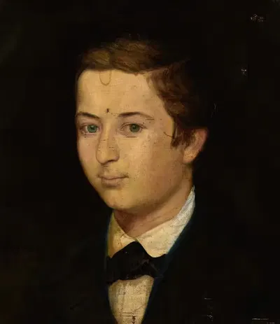 Портрет Генрика Поллера by Анджей Бронислав Грабовский, 1853 — digital art print download