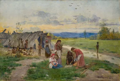 Gypsies by Antoni Kozakiewicz, 1924 — digital art print download