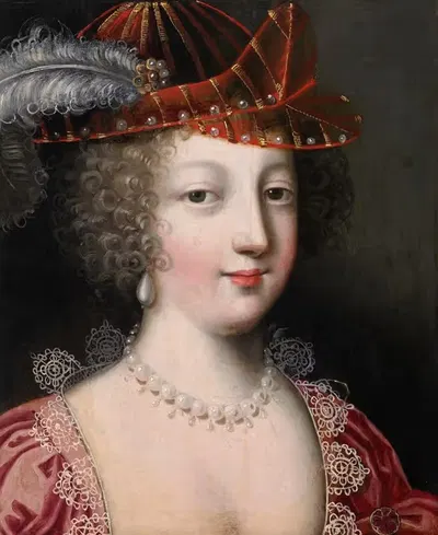 Isabella of Savoy, Queen of Portugal by Claude Déruet, 1630-1640 — digital art print download