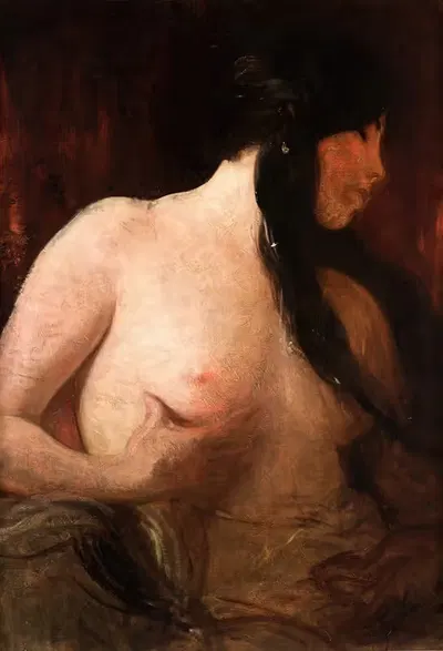 Черные локоны by Францишек Жмурко, 1907 — digital art print download