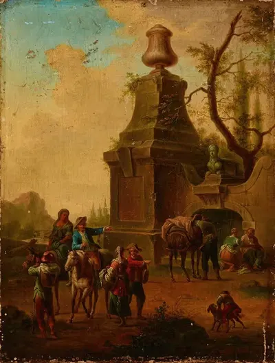У источника by Франц де Паула Ферг — digital art print download