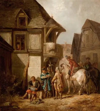Возвращение 'Лисовчиков' by Генрик Пиллати, 1868 — digital art print download