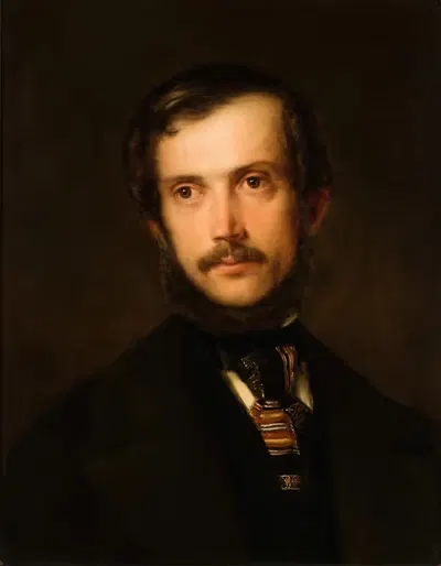 Portrait of a Man by Henryk Rodakowski, 1852-1853 — digital art print download