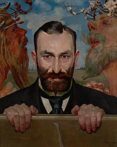 Портрет Феликса Ясиньского by Яцек Мальчевский, 1903 — digital art print download