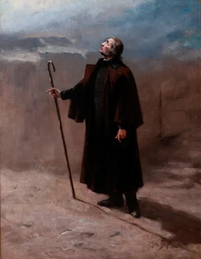 Mickiewicz as a Pilgrim by Jan Styka, 1894 — digital art print download