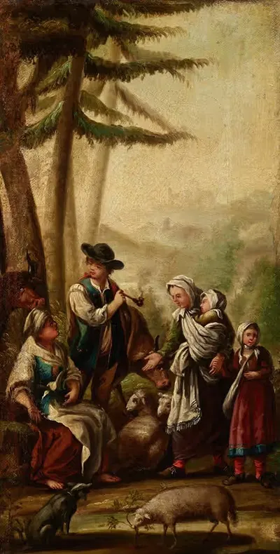 Идиллия by Ян Замойский, 1826 — digital art print download