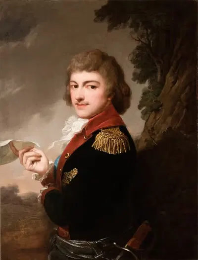 Портрет Михаила Клеофаса Огиньского by Иосиф Грасси, 1792-1793 — digital art print download