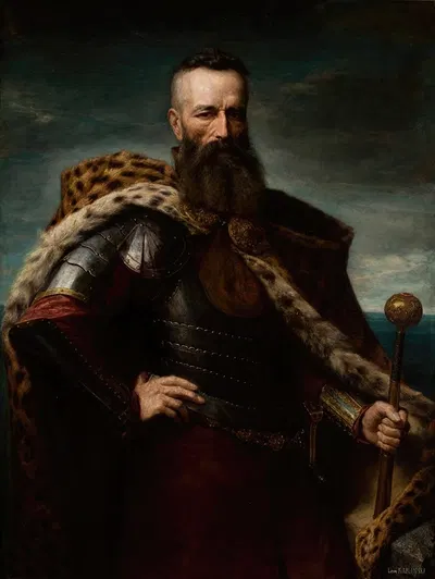 Портрет гетмана Стефана Чернецкого by Леон Каплиньский, 1863 — digital art print download