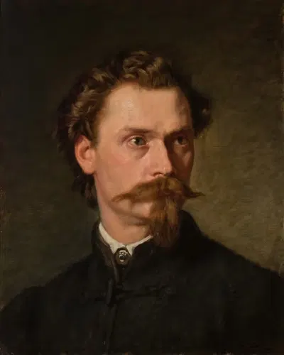 Портрет Юзефа Ярошыньского by Леопольд Лёффлер, 1860 — digital art print download