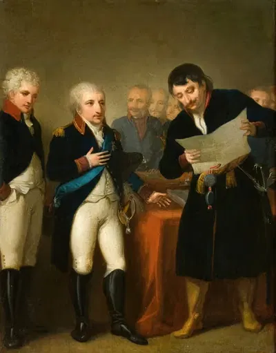 Краков сдался пруссакам by Михаил Стахович, 1794 — digital art print download