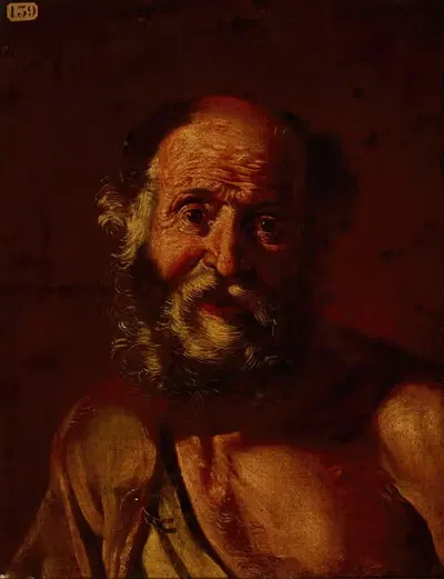 Bust of an Old Man by Pietro Bellotti — digital art print download
