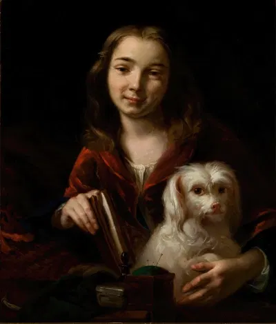 Портрет Стефании Яроньской, урождённой Гловацкой by Рафаł Хадзевич, 1849-1850 — digital art print download