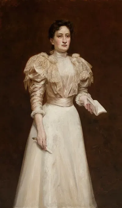 Портрет Антонины Шмидт by Станислав Черха, 1897 — digital art print download
