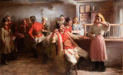 Сватовство by Влодзимеж Тетмайер, 1894 — digital art print download