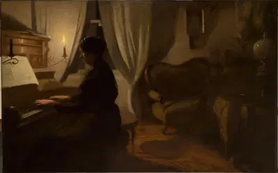 Старая песня by Влодзимеж Тетмайер, 1908 — digital art print download