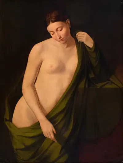 Женский ню by Войцех Корнели Статтлер, 1830 — digital art print download
