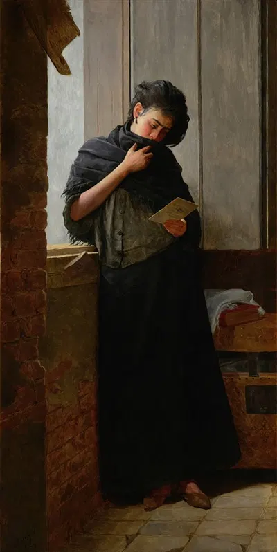 Саудаде (Тоска) by Алмейда Жуниор, 1899 — digital art print download