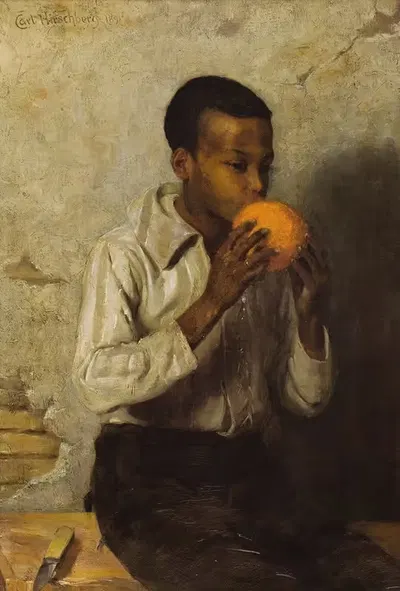 Апельсин by Карл Хиршберг, 1891 — digital art print download