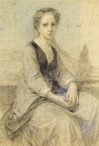 Римская женщина by Диоген Майяр, 1865 — digital art print download