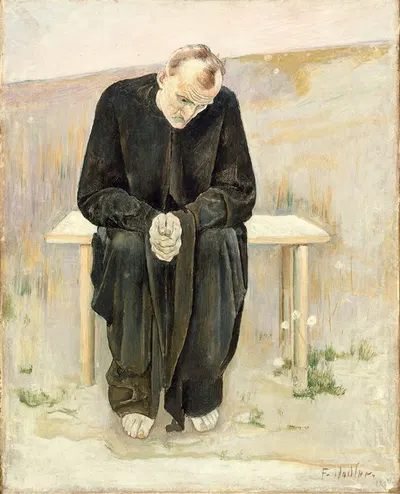 The Disillusioned One by Ferdinand Hodler, 1892 — digital art print download