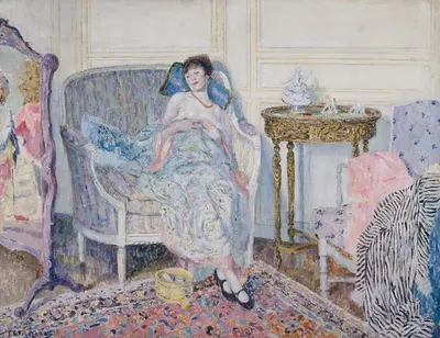 В будуаре by Фредерик Карл Фризеке, 1914 — digital art print download