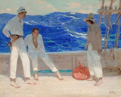 Незаконный пассажир by Харви Т. Данн, 1915 — digital art print download