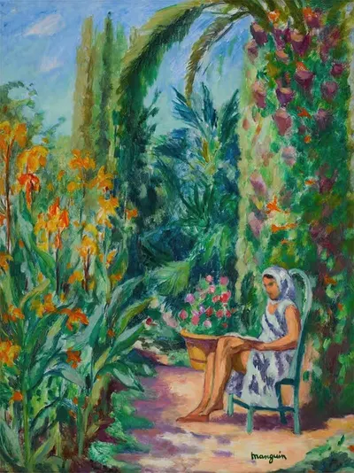 Одета в саду Оусталет by Анри Мангин, 1933 — digital art print download