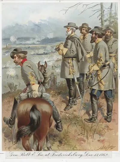 Ген. Роберт Э. Ли в Фредериксберге, 13 декабря 1862 by Генри Александр Огден, 1900 — digital art print download