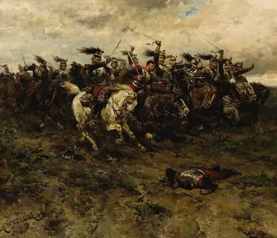 Конный заряд by Херманус Виллем Кеккок — digital art print download