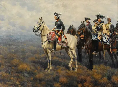 Фридрих Великий на поле битвы by Хуго Унгевиттер, 1922 — digital art print download