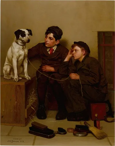 В руках врага by Джон Джордж Браун — digital art print download