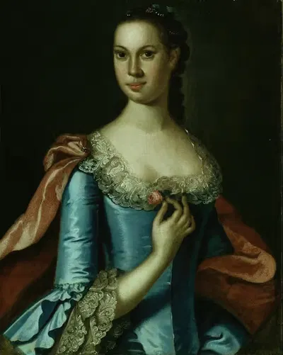 Mrs. William Carmichael by John Hesselius — digital art print download