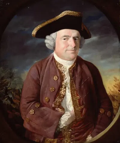 Portrait of a Man in a Tricorn Hat by John Russell, 1767 — digital art print download