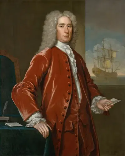 Richard Bill by John Smibert, 1733 — digital art print download