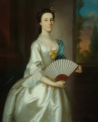 Абигейл Чезбро (госпожа Александр Грант) by Джозеф Блэкберн, 1754 — digital art print download