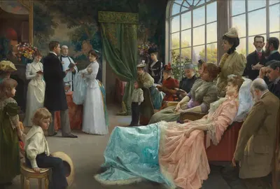 Крещение by Юлий Лебланк Стюарт, 1892 — digital art print download